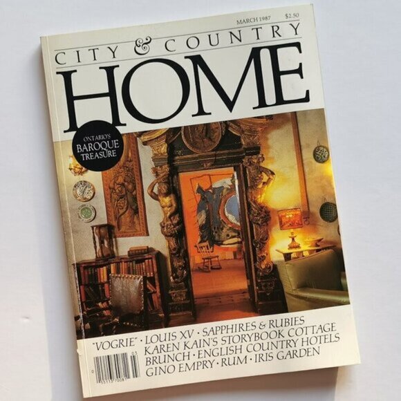 March 1987 City & Country Home Magazine Canadian Lifestyle Interior Design - Picture 1 of 6